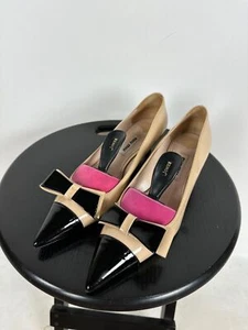 Tacones para mujer Miu Miu charol lazo gatito talla 36 EUR - Imagen 1 de 24