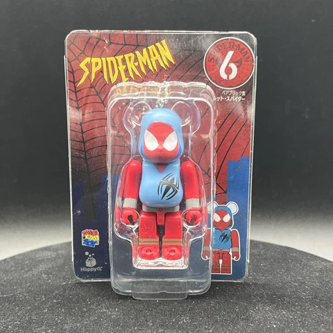 Scarlet Spider 6 Happy Lottery 100% Marvel Spiderman Medicom Bearbrick Be@rbrick Cover