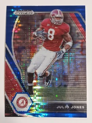 2021 Panini Prizm Draft Picks Prizms Blue Pulsar #55 Julio Jones - Image 1 of 2
