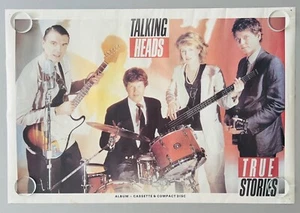 TALKING HEADS "TRUE STORIES" POSTER - 1986 33" X 23" - UK PROMO? - Picture 1 of 6