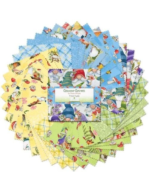 Impresiones de gnomos cultivados por Wilmington - Paquete de cristales/dijes de 5 quilates Foto 1 de 1