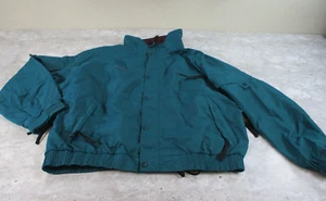 Columbia Jacke Herren XL grün Skidaddle Taschen Skimantel Windbreaker Full Zip - Bild 1 von 15