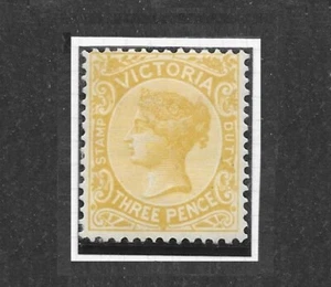 Australia - VICTORIA 1892 3d bistre-yellow vf Mint hinged SG 299b - Picture 1 of 1