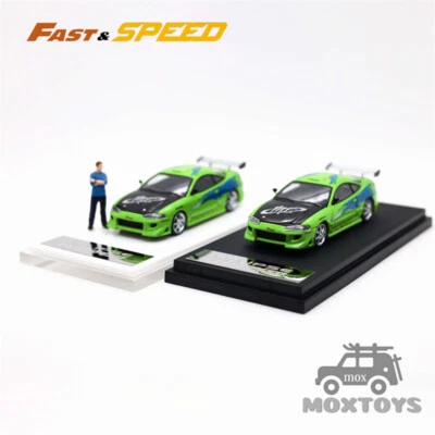 Fast Speed FS 1:64 Eclipse D30 Robocar FNF Green Diecast Model Car - Image 1 of 4