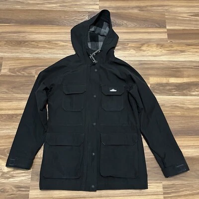 Chaqueta Penfield Para Hombre XS Negra 80/20 Kasson Mountain Parka Con Capucha Forrada de Vellón Foto 1 de 4