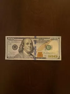 $100 Dollar Star Bill | Series 2017A | PL10103241 - Picture 1 of 2