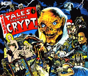 Gabinete de pinball Data East TALES FROM THE CRYPT mod de luz AZUL - Imagen 1 de 8