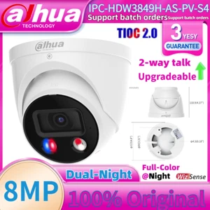 Dahua 4K 8MP AI IPC-HDW3849H-AS-PV S5 IP Camera TiOC 2.0 SMD 4.0 Full Color Dual - Picture 1 of 23