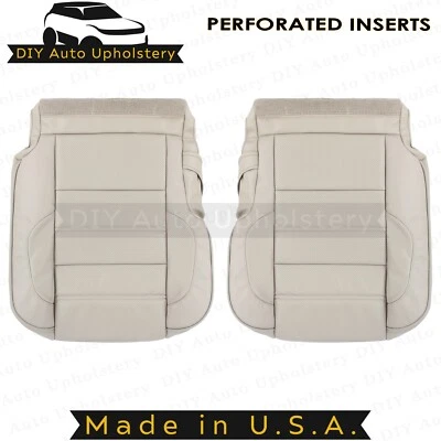 Cubiertas de asiento de cuero inferiores traseras Shale 2015-2019 para GMC Yukon Denali Foto 1 de 4