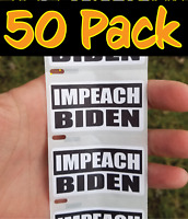 Impeach President Joe Biden Magnet Bumper Sticker Waterproof Fade Resistant Ink Exclusive Biden Bonus 