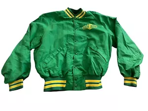 Pla-Jac by Dunbrooke Snap Button Nylon Baseball Style Jacke Grün Herren 44-L-46 - Bild 1 von 7