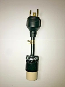 Enchufe convertidor de estufa 220-240 voltios a 110-120 voltios NEMA L6-30 a 5-15 int.20A FUSIBLE - Imagen 1 de 3