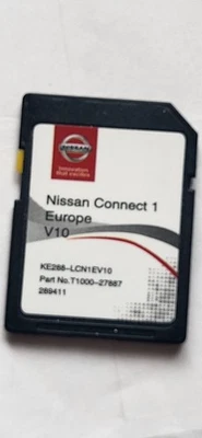 NISSAN 2009 2010 2011 Connect sd Card Qashqai Juke Cube Note  SAT NAV MAP  V10 - Image 1 of 3