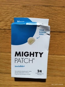 Mighty Patch Invisible+ Pimple Acne Patches Hydrocolloid (24 Count) Exp 2027 - Picture 1 of 4