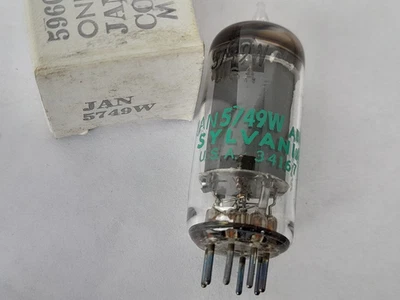 5749 W  ( ~ EF93 / ~ 6BA6 )  Röhre  SYLVANIA  -  NEU /  NOS -  5749W - Bild 1 von 3
