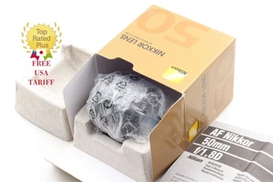 [ unbenutzt in BOX ] Nikon AF Nikkor 50mm F1.8 D Standard Objektiv F Mount aus JAPAN - Bild 1 von 10