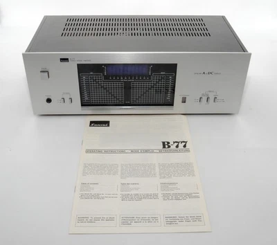 Sansui B-77 Stereo Power Amplifier with Manual | VU Meters - Near Mint - Tested - Image 1 of 4