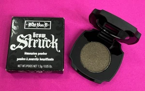 KVD Beauty KAT VON D Brow Struck 3D Eyebrow Dimension Powder ~ DARK BROWN ~ NEW - Picture 1 of 9