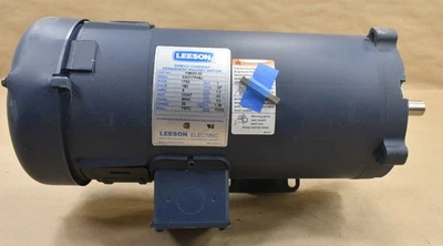 Leeson 108023.00, C4D17FK6J, 1HP, 1750 RPM, 180VDC, 5A,DC Permanent Magnet Motor - Image 1 of 4