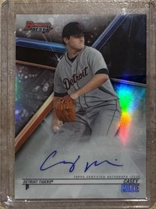 2018 Bowman’s Best Casey Mize Refractor Auto #B18-CM Tigers - Picture 1 of 2