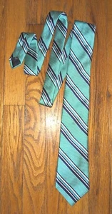 Nordstrom Mens Tie Silk Stripe Made In USA 58"x 3.25" - Picture 1 of 4