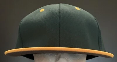 Gorra Pacific Headwear lisa ajustada talla 7-1/2 Nuevo Verde/Amarillo Foto 1 de 4