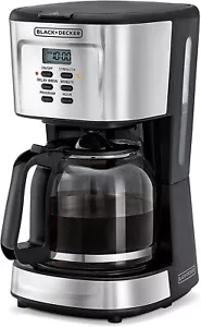 Black & Decker 12-Cups 220 Volt Programmable Coffee Maker 220V Permanent Filter - Picture 1 of 6