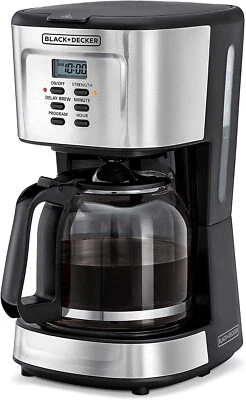 Black & Decker 12-Cups 220 Volt Programmable Coffee Maker 220V Permanent Filter - Image 1 of 4