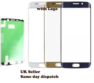 LCD Front Outer Glass Touch Screen for Samsung Galaxy S6 edge G925 S6e +adhesive - Picture 1 of 1