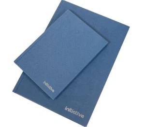Initiative Hardback Manuscript Books 192 Page Feint Ruled Paper Notebook Memo - Picture 1 of 5
