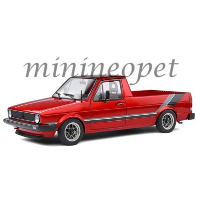 Camioneta pickup SOLIDO S1803508 1982 VW VOLKSWAGEN MK1 1/18 DIECAST PERSONALIZADO ROJO  Foto 1 de 2