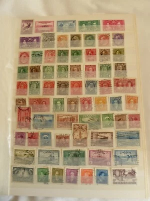 Bulk Lot of Canada Stamps. About 300 different nearly all used stamps. - Image 1 of 4