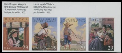 1993, USA CLASSIC BOOKS, IMPERF PROOFS OF 29C IN SE-TENANT STRIP, NH, SC.#2788P - Image 1 of 2