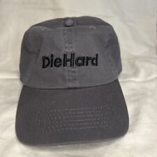 New Die Hard Gray Cap With Black Embroidered Die Hard Cardboard Insert One Size