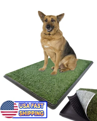 5 STAR SUPER DEALS Grass Dog Potty Pad Indoor Artificial Pet Mat - 30x20" Puppy Pee Bathroom Turf