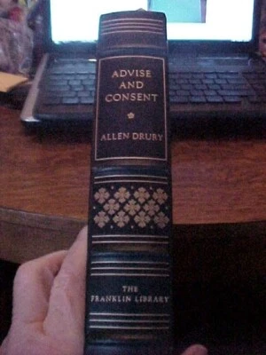 ADVISE and CONSENT by DRURY (!976 FRANKLIN LIBRARY, PULITZER Series Foto 1 de 4