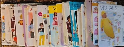 U-CHOOSE from Huge Lot of UNCUT Children's SEWING PATTERNS - Image 1 of 4