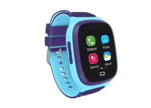 New 4G Kids Smartwatch Phone GPS Tracker SOS Call IP67 Waterproof Boys Blue - Photo 1 sur 14