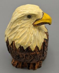 Hand Carved Hand Painted Bald Eagle Primitive