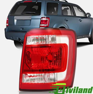 For 2008-2012 Ford Escape Passenger Right Side Lens and Housing Tail Light - Image 1 of 4
