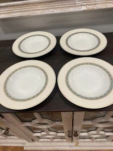 Villeroy & Boch V&B Villa Medici (4) Suppenschalen mit Rand selten Rarität Set Beschreibung lesen! - Bild 1 von 12