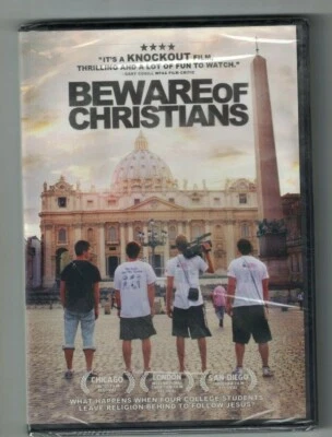 Beware of Christians DVD Four College Students Religion Start Following Jesus - Image 1 of 4