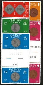Guernsey Scott #199-203, Gutter Pairs 1980 Complete Set FVF MNH - Picture 1 of 1