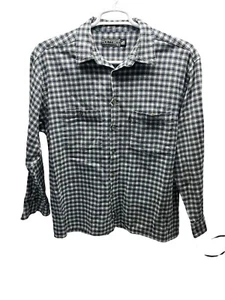 JNCO Vintage Button Up Shirt Mens L Plaid Heavy Cotton Long Sleeve Casual - Picture 1 of 6