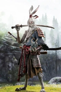 New Furay Planet MU-FP004 1/12 Rabbit Man Sword Hero Action Figure Model Toy