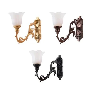5 Pieces Model Railway Wall Lamp 1/87 Scale Miniature Lights for Landscape - Picture 1 of 31