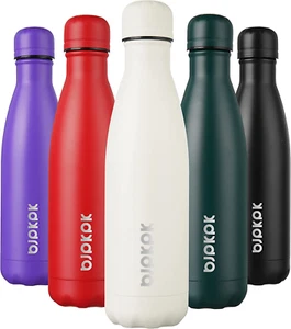Stainless Steel Water Bottles -17oz Insulated Water bottles, Sports water bottle - Picture 1 of 12