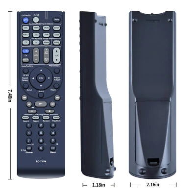 New RC-711M Remote Control Work For Integra AV Receiver DTR-4.9 DTR-5.9 - Image 1 of 4