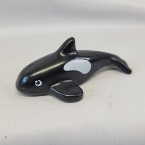 Lego Duplo Figure Baby Orca KIller Whale Black Belly - Bild 1 von 7