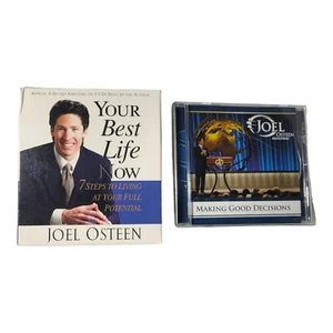 Joel Osteen CD Audiobook Lot  YOUR BEST LIFE NOW & MAKING GOOD DECISIONS 6 Discs - Picture 1 of 14